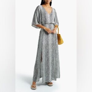 Vix Paula Hermanny Lizard Bonnie Long Dress Size XS NWT